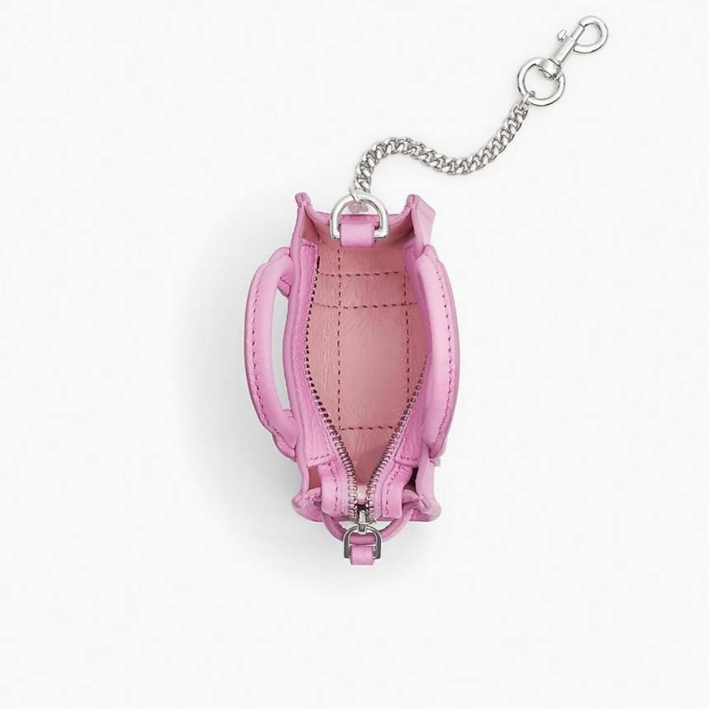 Marc jacobs The Nano Tote Bag Charm (fluro candy pink) - Picture 9 of 11